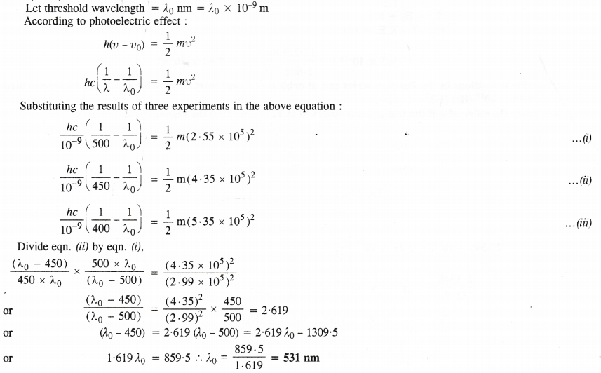 NCERT Solutions for Class 11 Chemistry Chapter 2 Structure of Atom Q52.2