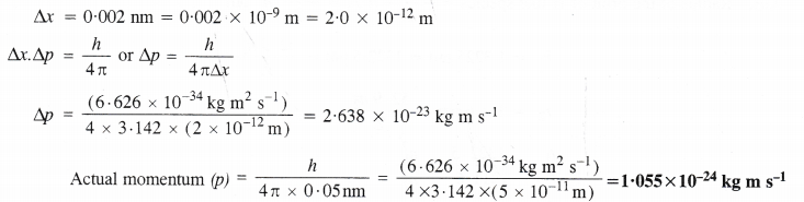 NCERT Solutions for Class 11 Chemistry Chapter 2 Structure of Atom Q61