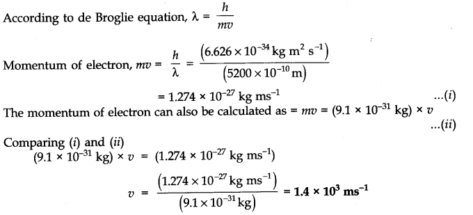 NCERT Solutions for Class 11 Chemistry Chapter 2 Structure of Atom SAQ Q3