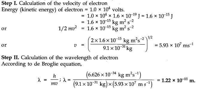 NCERT Solutions for Class 11 Chemistry Chapter 2 Structure of Atom SAQ Q7