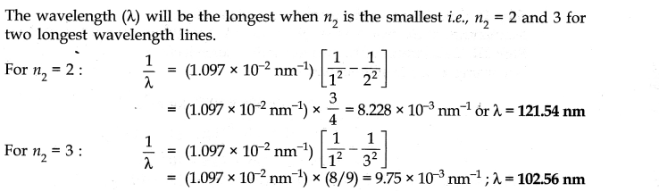 NCERT Solutions for Class 11 Chemistry Chapter 2 Structure of Atom SAQ Q9.1