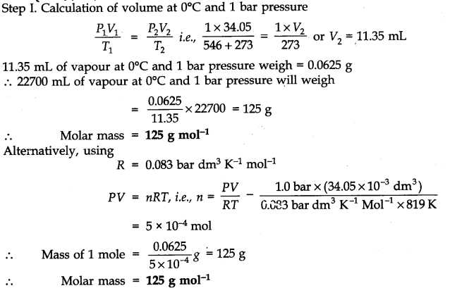 NCERT Solutions for Class 11 Chemistry Chapter 5 States of Matter Q10