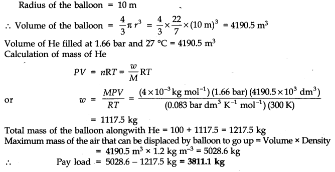 NCERT Solutions for Class 11 Chemistry Chapter 5 States of Matter Q16