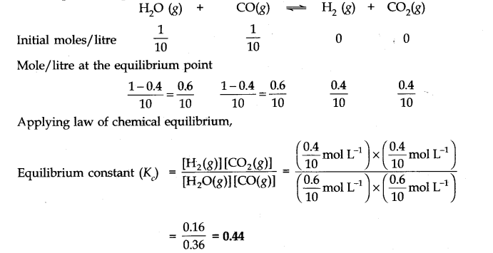 NCERT Solutions for Class 11 Chemistry Chapter 7 Equilibrium Q14.1