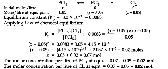 NCERT Solutions for Class 11 Chemistry Chapter 7 Equilibrium Q18