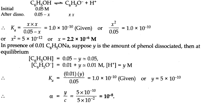 NCERT Solutions for Class 11 Chemistry Chapter 7 Equilibrium Q43