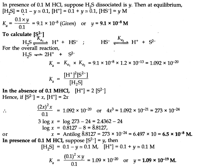 NCERT Solutions for Class 11 Chemistry Chapter 7 Equilibrium Q44.1