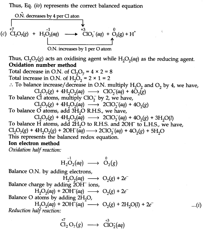 NCERT Solutions for Class 11 Chemistry Chapter 8 Redox Reactions Q19.4