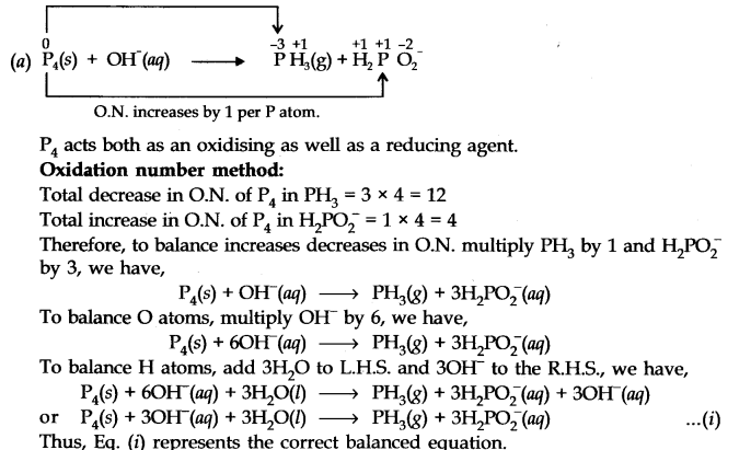 NCERT Solutions for Class 11 Chemistry Chapter 8 Redox Reactions Q19