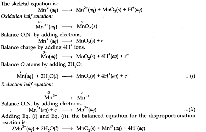 NCERT Solutions for Class 11 Chemistry Chapter 8 Redox Reactions Q21