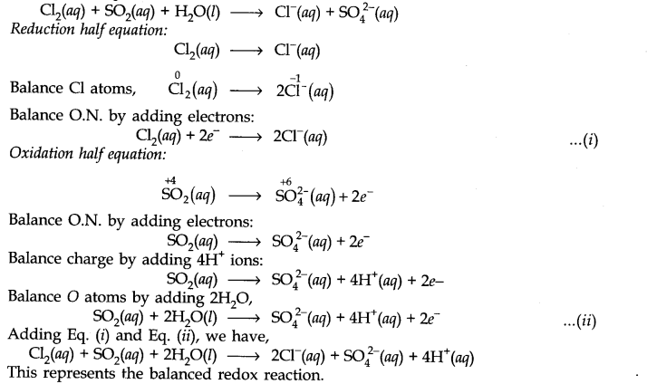 NCERT Solutions for Class 11 Chemistry Chapter 8 Redox Reactions Q23