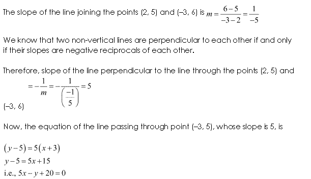 NCERT Solutions for Class 11 Maths Chapter 10 Straight Lines Ex 10.2 Q10.1