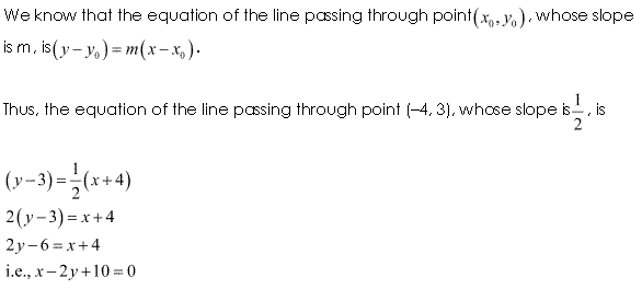 NCERT Solutions for Class 11 Maths Chapter 10 Straight Lines Ex 10.2 Q2.1