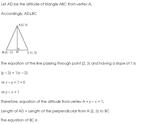 NCERT Solutions for Class 11 Maths Chapter 10 Straight Lines Ex 10.3 Q17.1
