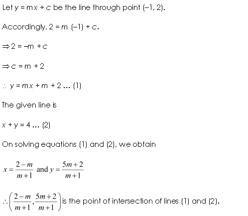 NCERT Solutions for Class 11 Maths Chapter 10 Straight Lines Miscellaneous Ex Q16.1
