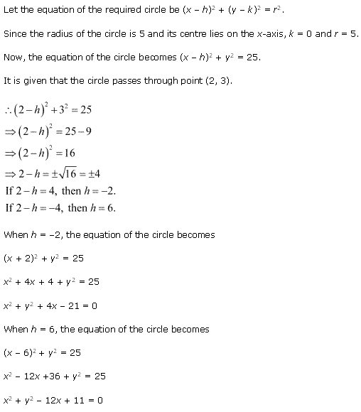 NCERT Solutions for Class 11 Maths Chapter 11 Conic Sections Ex 11.1 Q12.1