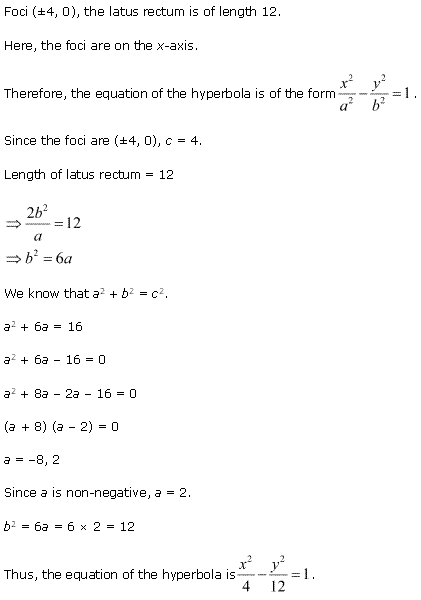 NCERT Solutions for Class 11 Maths Chapter 11 Conic Sections Ex 11.4 Q13.1