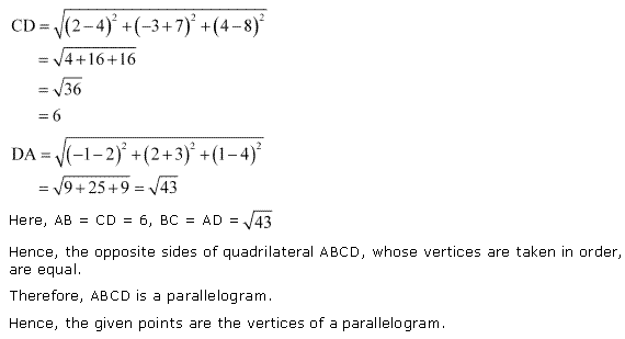 NCERT Solutions for Class 11 Maths Chapter 12 Introduction to three Dimensional Geometry Ex 12.2 Q3.3