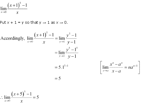 NCERT Solutions for Class 11 Maths Chapter 13 Limits and Derivatives Ex 13.1 Q6.1