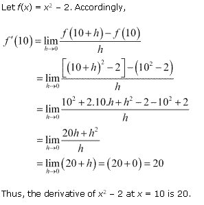 NCERT Solutions for Class 11 Maths Chapter 13 Limits and Derivatives Ex 13.2 Q1.1