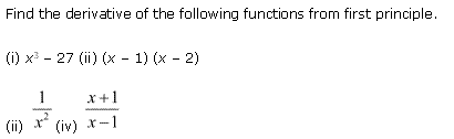 NCERT Solutions for Class 11 Maths Chapter 13 Limits and Derivatives Ex 13.2 Q4
