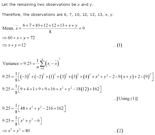 NCERT Solutions for Class 11 Maths Chapter 15 Statistics Miscellaneous Ex Q1.1