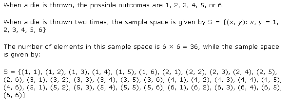 NCERT Solutions for Class 11 Maths Chapter 16 Probability Ex 16.1 Q2.1