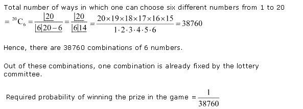 NCERT Solutions for Class 11 Maths Chapter 16 Probability Ex 16.3 Q11.1