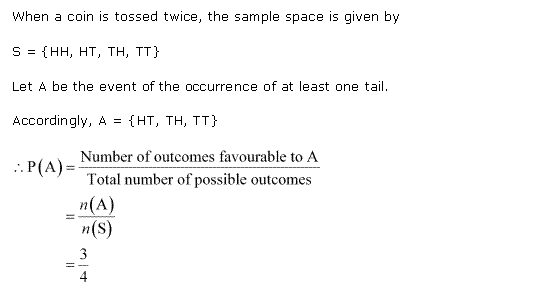 NCERT Solutions for Class 11 Maths Chapter 16 Probability Ex 16.3 Q2.1