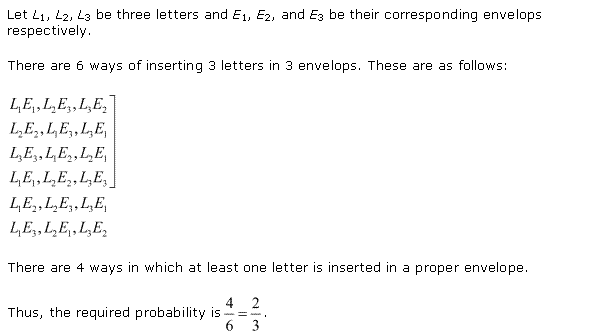NCERT Solutions for Class 11 Maths Chapter 16 Probability Miscellaneous Ex Q6.1