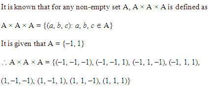 NCERT Solutions for Class 11 Maths Chapter 2 Relations and Functions Ex 2.1 Q5.1