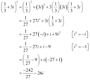 NCERT Solutions for Class 11 Maths Chapter 5 Complex Numbers and Quadratic Equations Ex 5.1 Q9.1