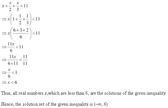 NCERT Solutions for Class 11 Maths Chapter 6 Linear Inequalities Ex 6.1 Q9.1