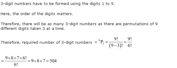 NCERT Solutions for Class 11 Maths Chapter 7 Permutation and Combinations Ex 7.3 Q1.1