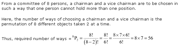 NCERT Solutions for Class 11 Maths Chapter 7 Permutation and Combinations Ex 7.3 Q5.1