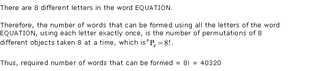 NCERT Solutions for Class 11 Maths Chapter 7 Permutation and Combinations Ex 7.3 Q8.1