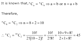 NCERT Solutions for Class 11 Maths Chapter 7 Permutation and Combinations Ex 7.4 Q1.1