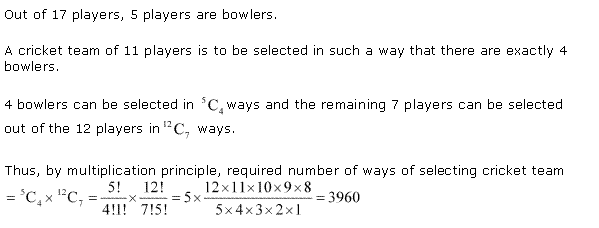 NCERT Solutions for Class 11 Maths Chapter 7 Permutation and Combinations Ex 7.4 Q7.1