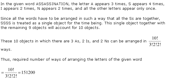 NCERT Solutions for Class 11 Maths Chapter 7 Permutation and Combinations Miscellaneous Ex Q11.1