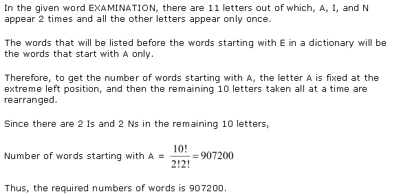 NCERT Solutions for Class 11 Maths Chapter 7 Permutation and Combinations Miscellaneous Ex Q4.1