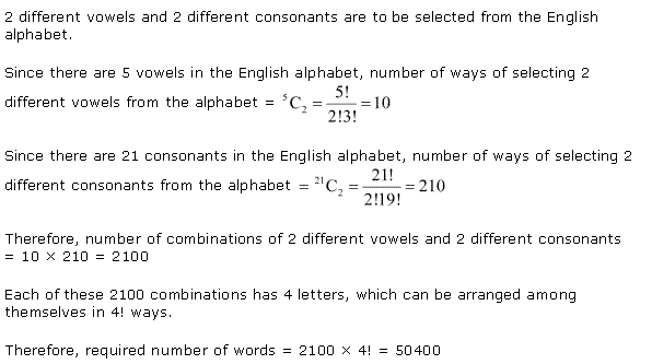 NCERT Solutions for Class 11 Maths Chapter 7 Permutation and Combinations Miscellaneous Ex Q6.1