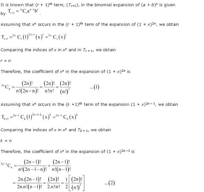 NCERT Solutions for Class 11 Maths Chapter 8 Binomial Theorem Ex 8.2 Q11.1