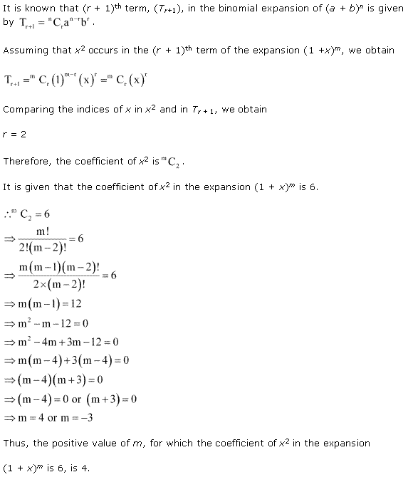 NCERT Solutions for Class 11 Maths Chapter 8 Binomial Theorem Ex 8.2 Q12.1