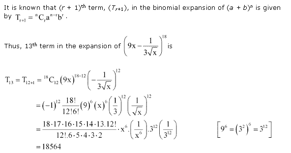 NCERT Solutions for Class 11 Maths Chapter 8 Binomial Theorem Ex 8.2 Q6.1
