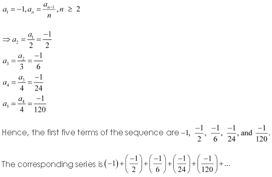 NCERT Solutions for Class 11 Maths Chapter 9 Sequences and Series Ex 9.1 Q12.1