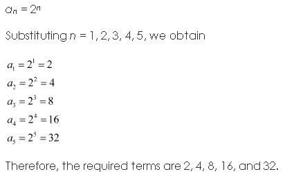 NCERT Solutions for Class 11 Maths Chapter 9 Sequences and Series Ex 9.1 Q3.1