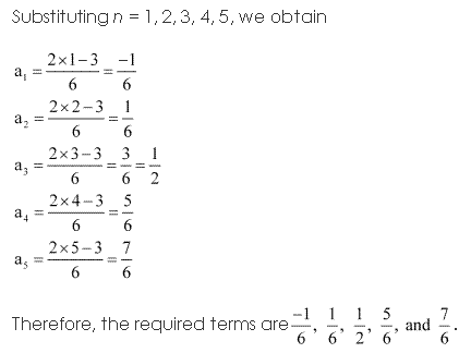 NCERT Solutions for Class 11 Maths Chapter 9 Sequences and Series Ex 9.1 Q4.1