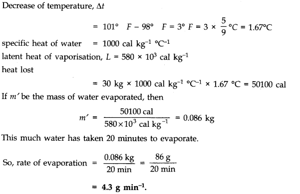 NCERT Solutions for Class 11 Physics Chapter 11 Thermal Properties of matter Q18