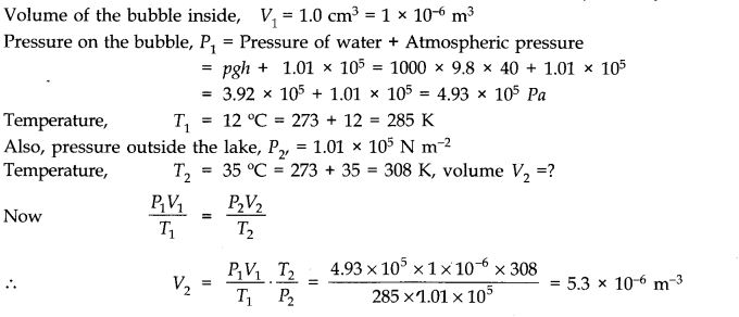 NCERT Solutions for Class 11 Physics Chapter 13 Kinetic Theory Q5
