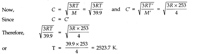 NCERT Solutions for Class 11 Physics Chapter 13 Kinetic Theory Q9